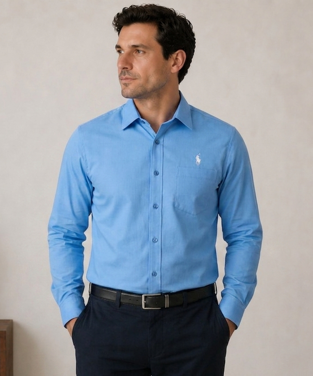 LA Mode Shirt-Sky blue