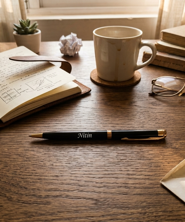 Submarine Engraved Dance Ball Pen
