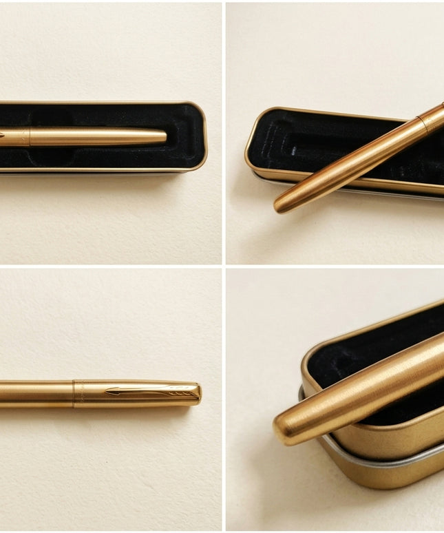 Parker Frontier Golden Roller Ball Pen