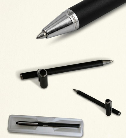 Submarine Engraved Magnet Touch Black Ball Pen