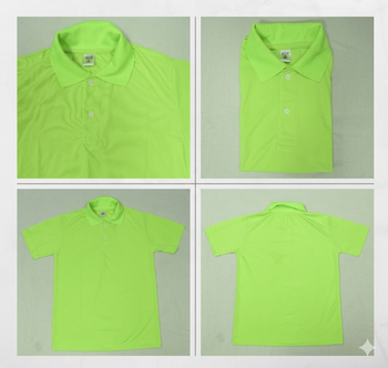 Custom dry-fit polo t-shirt green for corporate uniforms – PrintVenue India