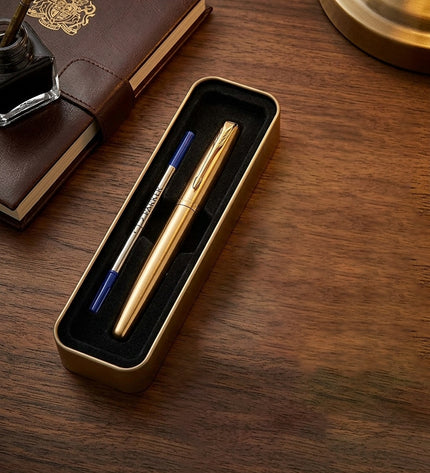 Parker Frontier Golden Roller Ball Pen