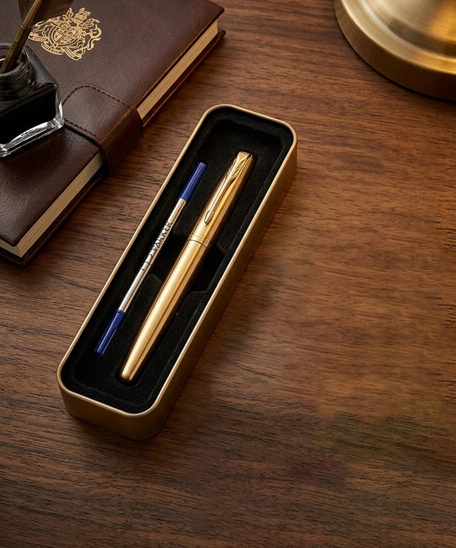Parker Frontier Golden Roller Ball Pen