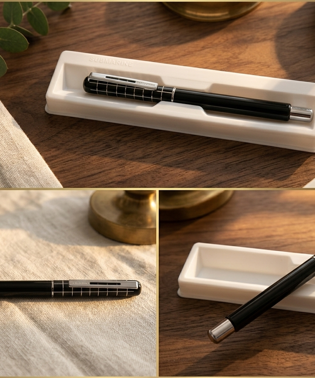 Submarine Engraved Lining Roller Ball Pen