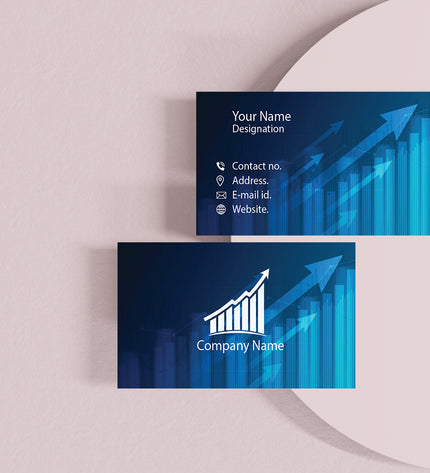 Premium bussines card-Stock Market