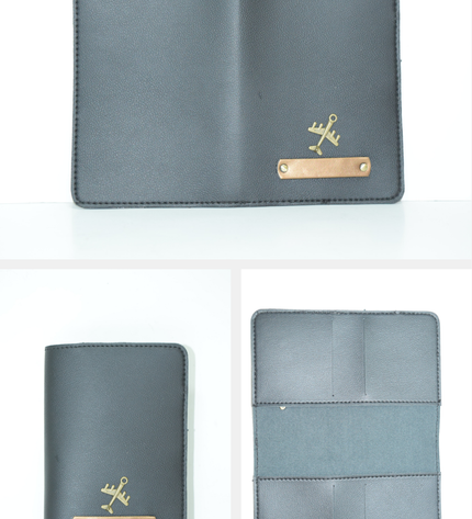 Passport Holder Wallet-Grey