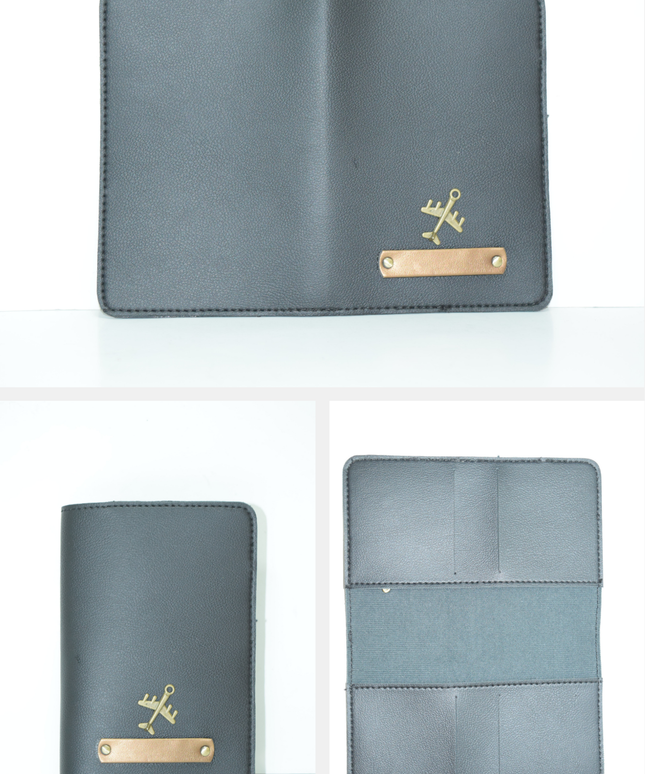 Passport Holder Wallet-Grey