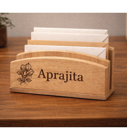 Wooden Envelope Stand