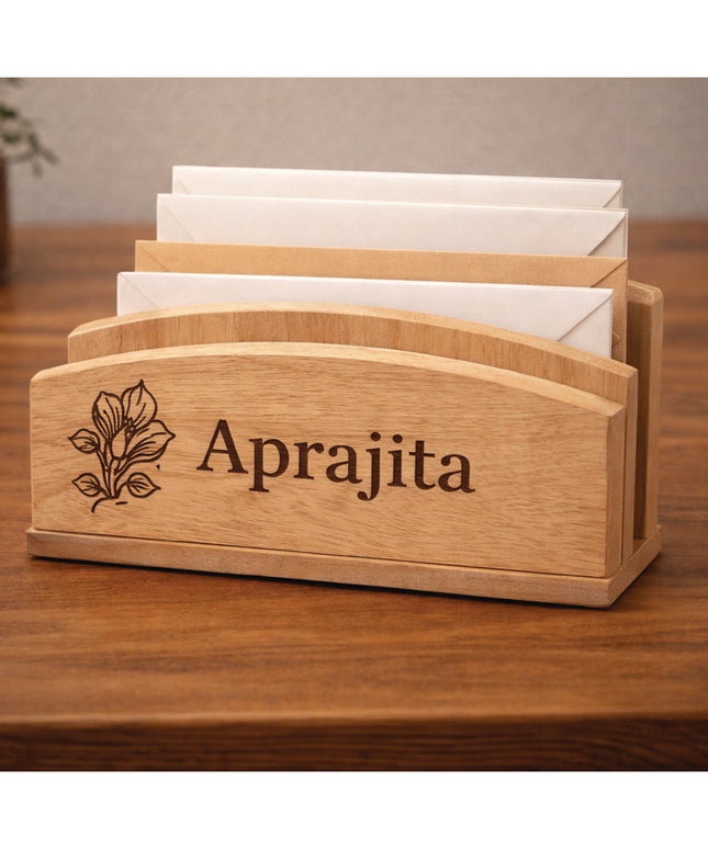 Wooden Envelope Stand