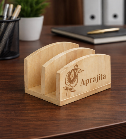 Wooden Envelope Stand