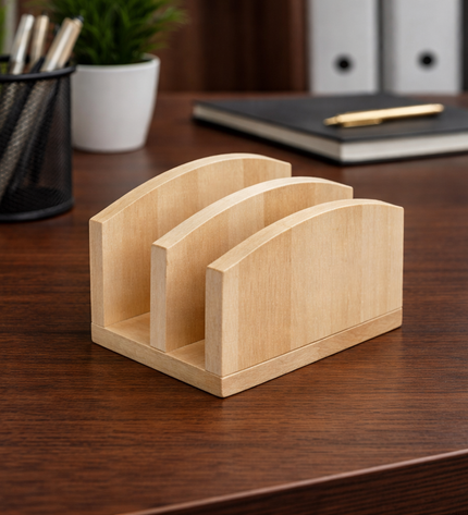 Wooden Envelope Stand