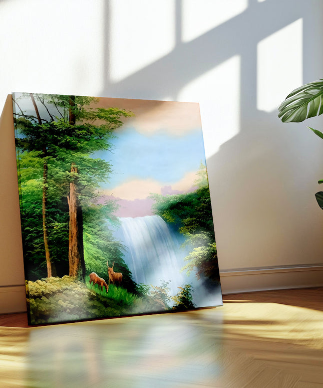 Canvas Print 12 X 12 Inches (With Wooden Frame)