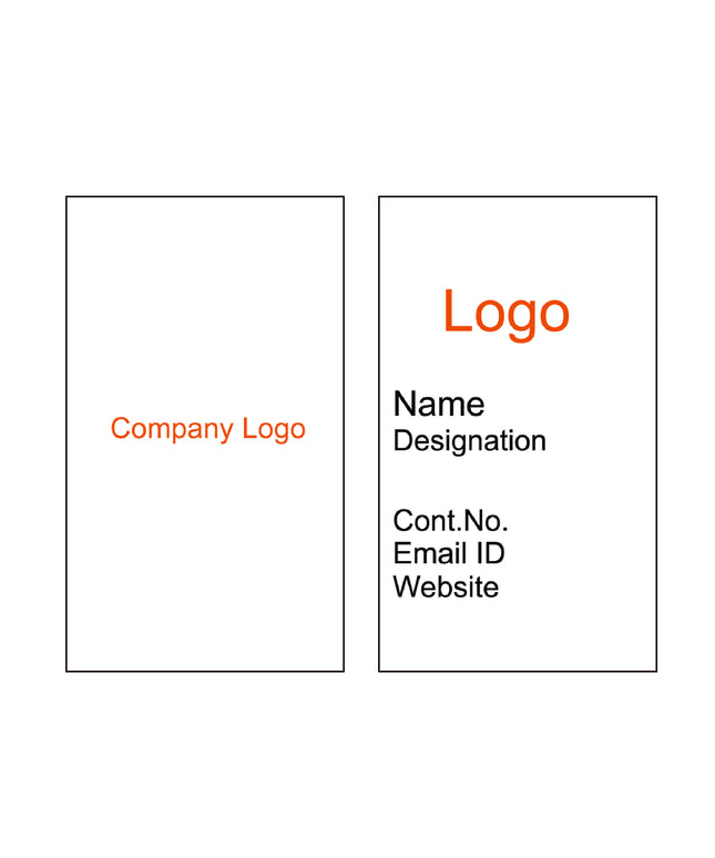 Vertical Business Cards
