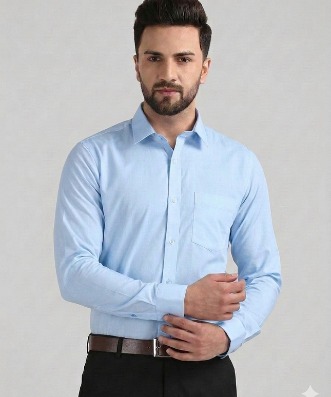 US Polo Assn. Formal Shirt-Sky blue