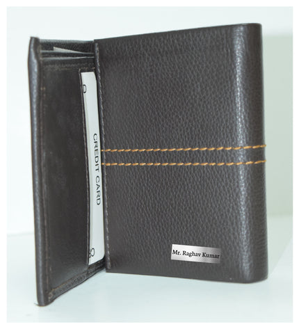 Trifold -Black Wallet
