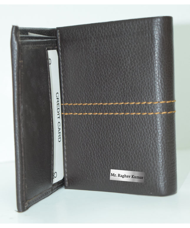 Trifold -Black Wallet