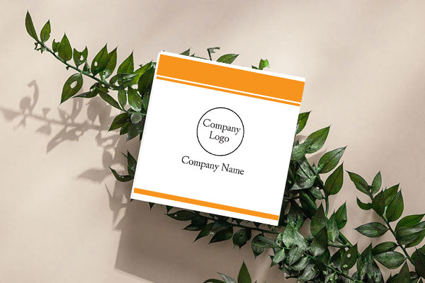Front and back- Square bussines card