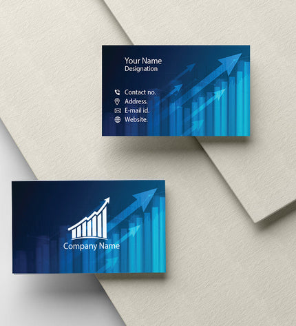 Premium bussines card-Stock Market