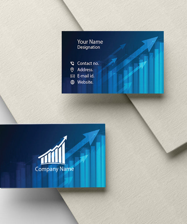 Premium bussines card-Stock Market