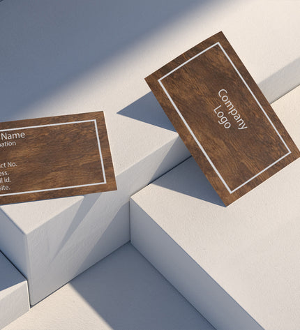 Premium Card - Wooden texture