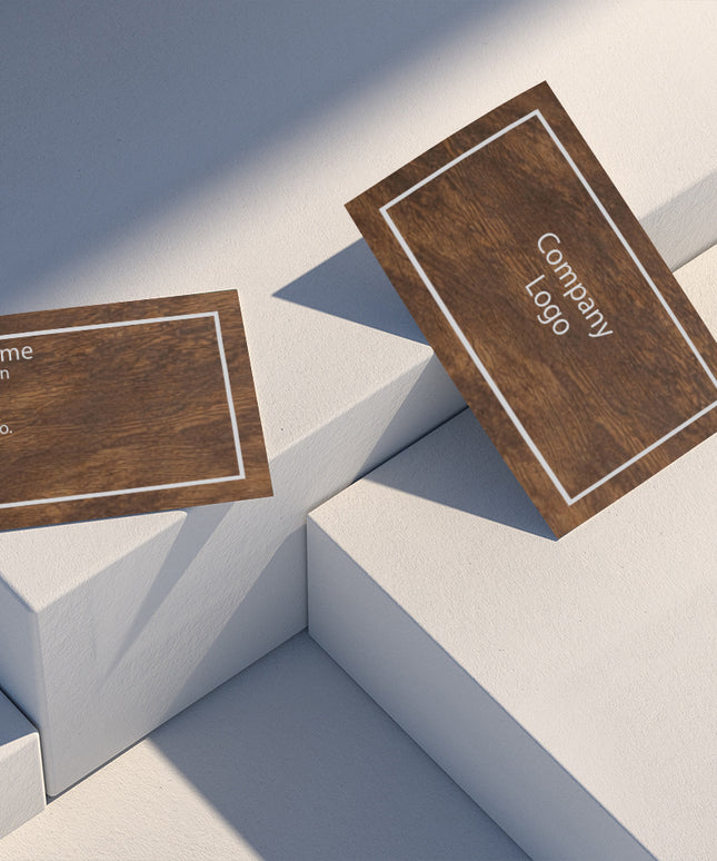 Premium Card - Wooden texture