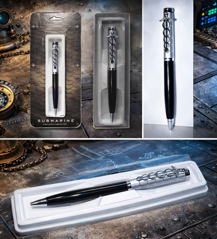 Submarine Doctor Silver Clip-Ball Pen