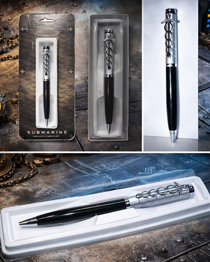 Submarine Doctor Silver Clip-Ball Pen