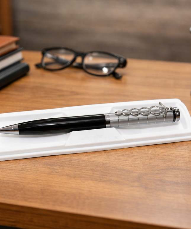 Submarine Doctor Silver Clip-Ball Pen