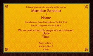 Buy Mundan Invitations In Bulk Personalized Invitations Online