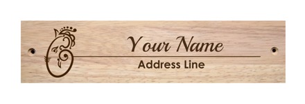 Wooden Nameplates Designer Name Plates Engraved Nameplates