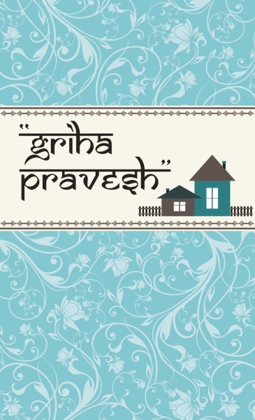 Griha Pravesh  Pravesh_home_house_house  warming ceremony_invitation